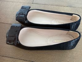 Ballerina von Prada, schwarz, Grösse 37