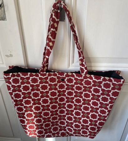 NEW Handgemachte Tote Bag Tasche Marokkanischem Brokatsamt