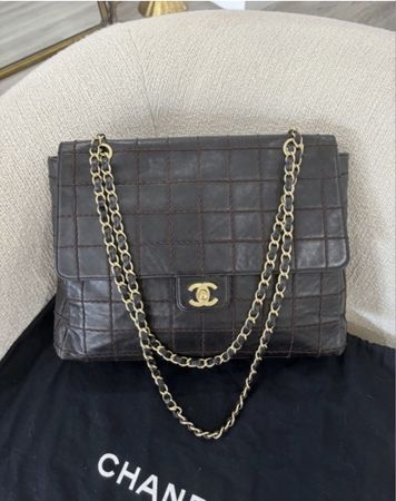 Chanel Vintage, Top Zustand, Schwarz, Leder