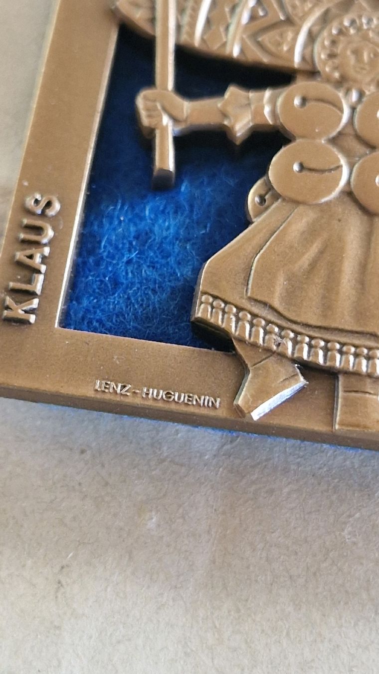 Medaglie: Huguenin Medaille "Klaus" – Nuovo (secondo la descrizione) da Forch venduto da nadinepalermo 3