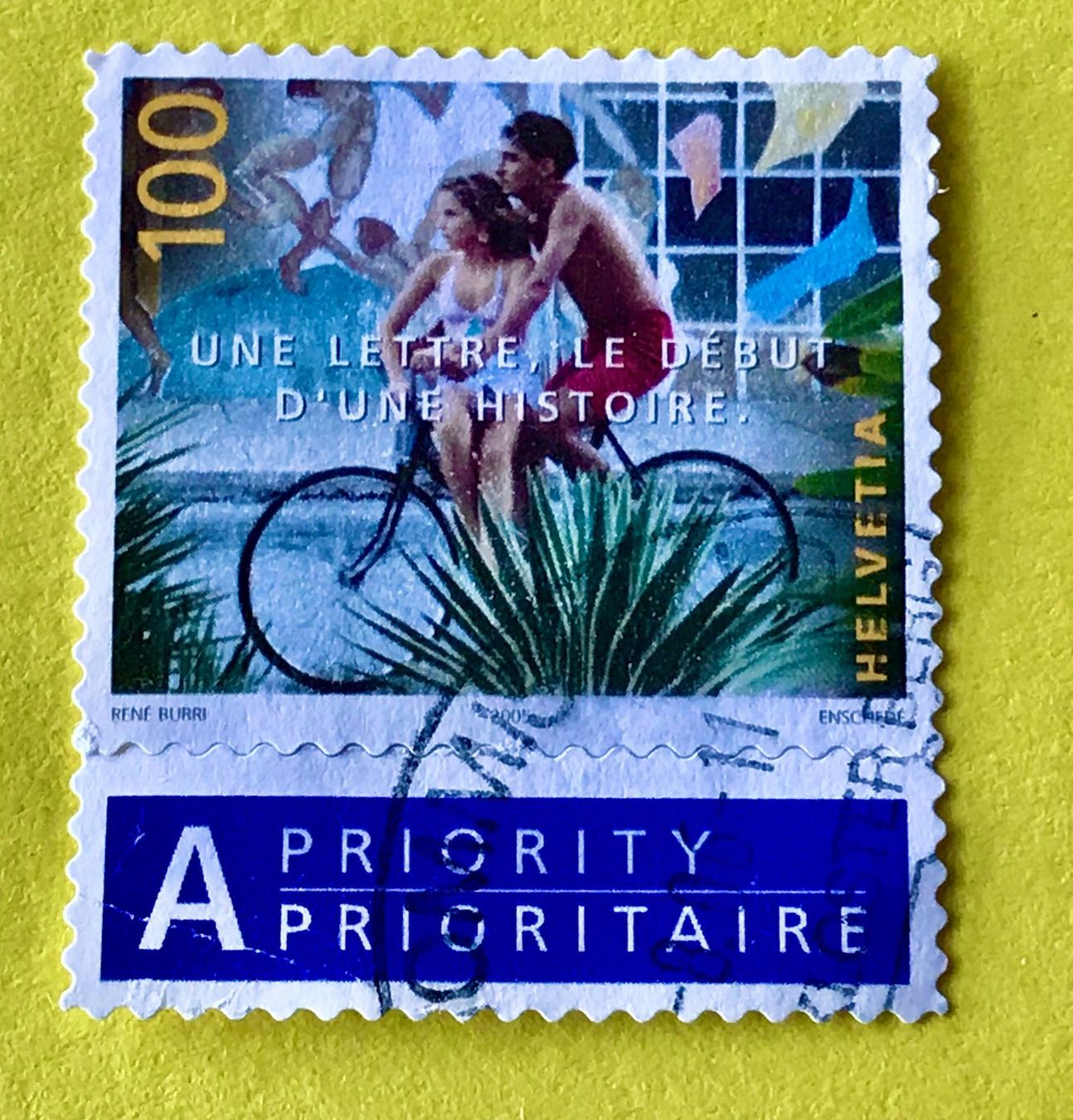 Alle Briefmarken: Nr.1148 Heisse  Liebe GESTEMPELT 2005    – Gebraucht aus Aarau von Billa007