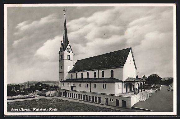 Cartoline postali: AK Muri, Katholische Kirche, 1938 – Usato da Berlin venduto da bartko-reher