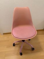 Bürostuhl Kinder rosa drehbar rollbar neuwertig