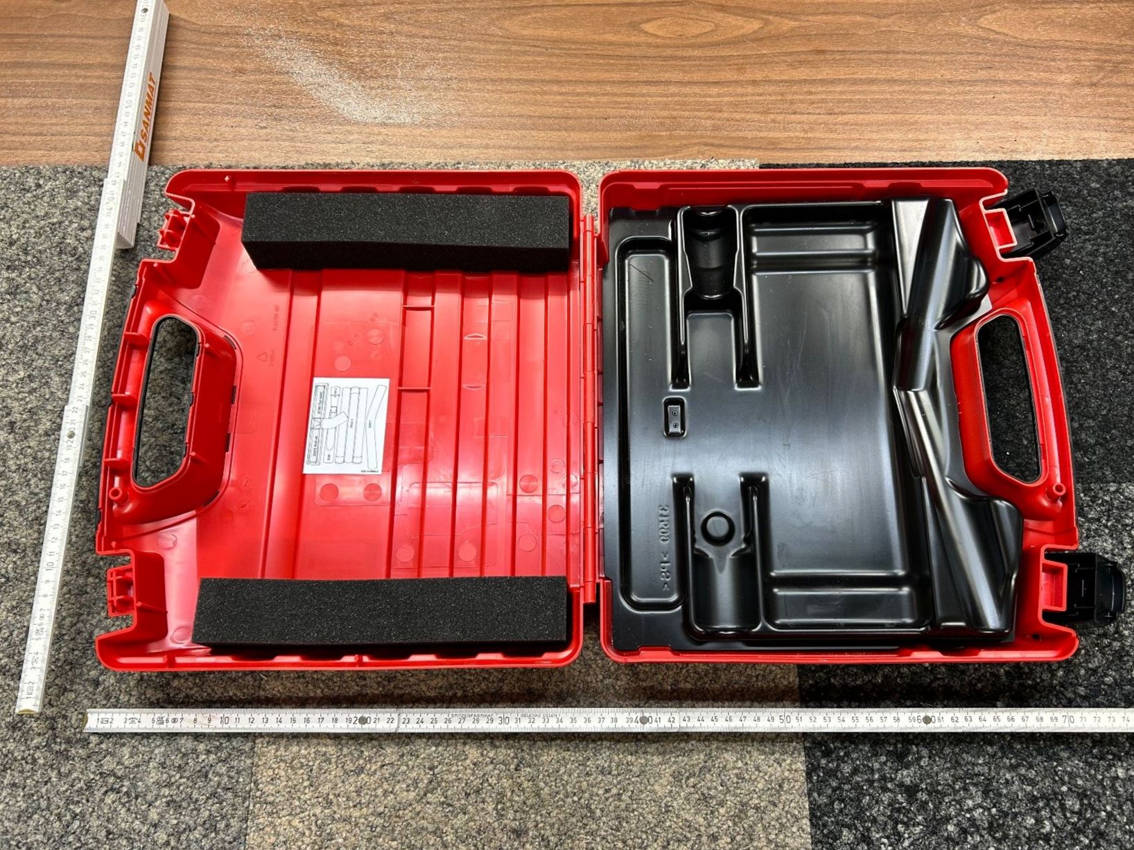 Valigie: HILTI  Koffer Kunststoff Rot  LEER – Usato da Malters venduto da DPHandel 1