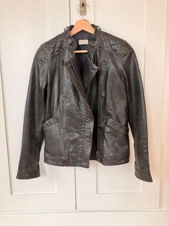Schöne Lederjacke Gr. 38 von Wrap London
