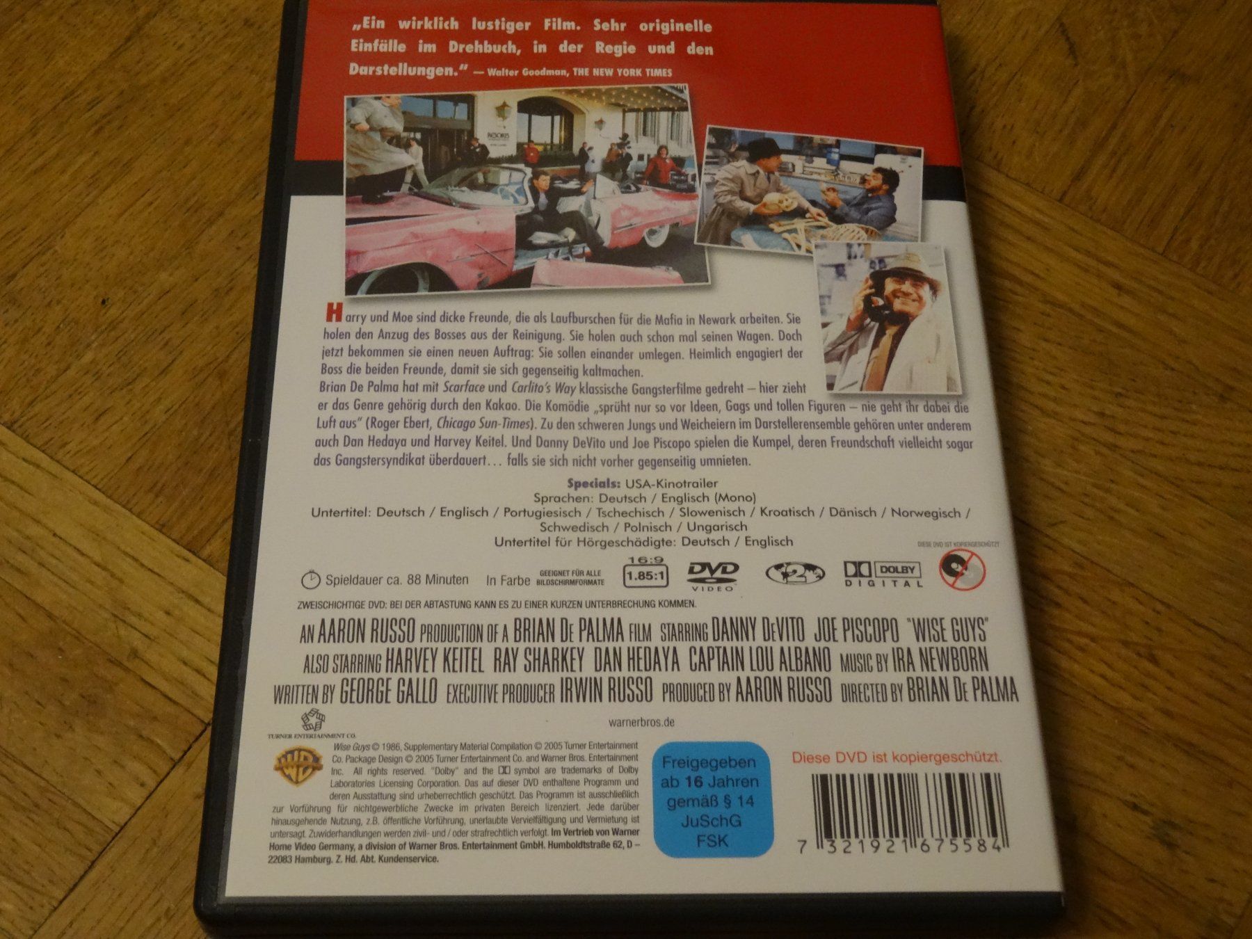 Tutti i DVDs: DVD Film Wise Guys Danny DeVito Joe Piscopo – Usato da Olten venduto da Disc-Verkauf 2