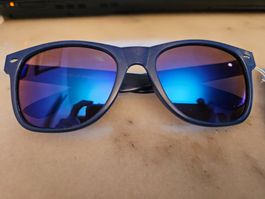 Sonnenbrille Sunglasses von Swisscom UV 400 Blaues Gestell