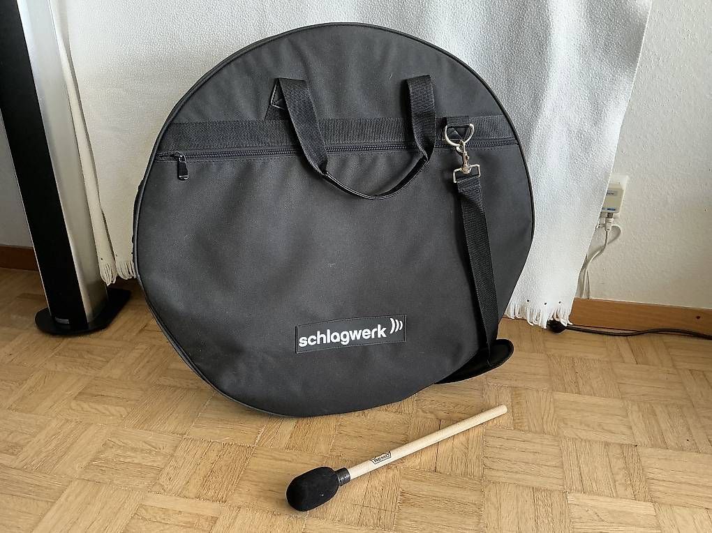 Musikinstrumente: grosse vegane Rahmentrommel mit Tasche – Gebraucht aus Pfäffikon ZH von louisb2012 2