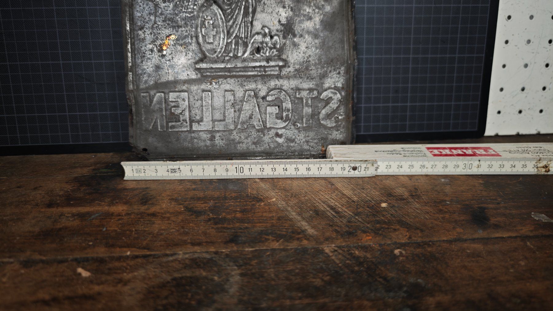 Insegne: Wunderschönes altes Helvetia Schild – Usato da Gelterkinden venduto da MYSTOREFORYOU4460 7