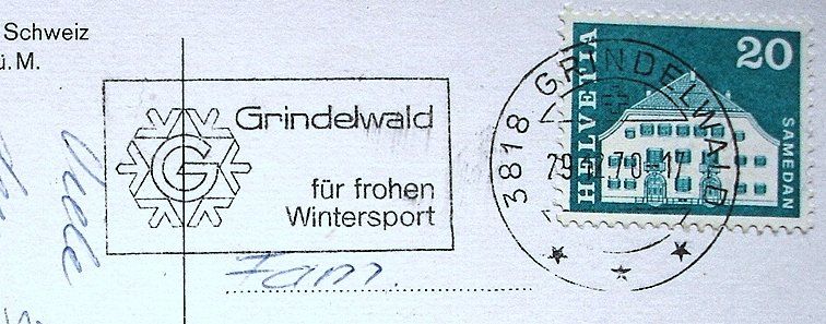 Cartoline postali: MÜRREN Luftseilbahn Schilthorn – Usato da Jona venduto da philajona 1