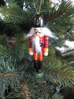 Christbaumschmuck, schöner Holz Anhänger Nussknacker, 10 cm