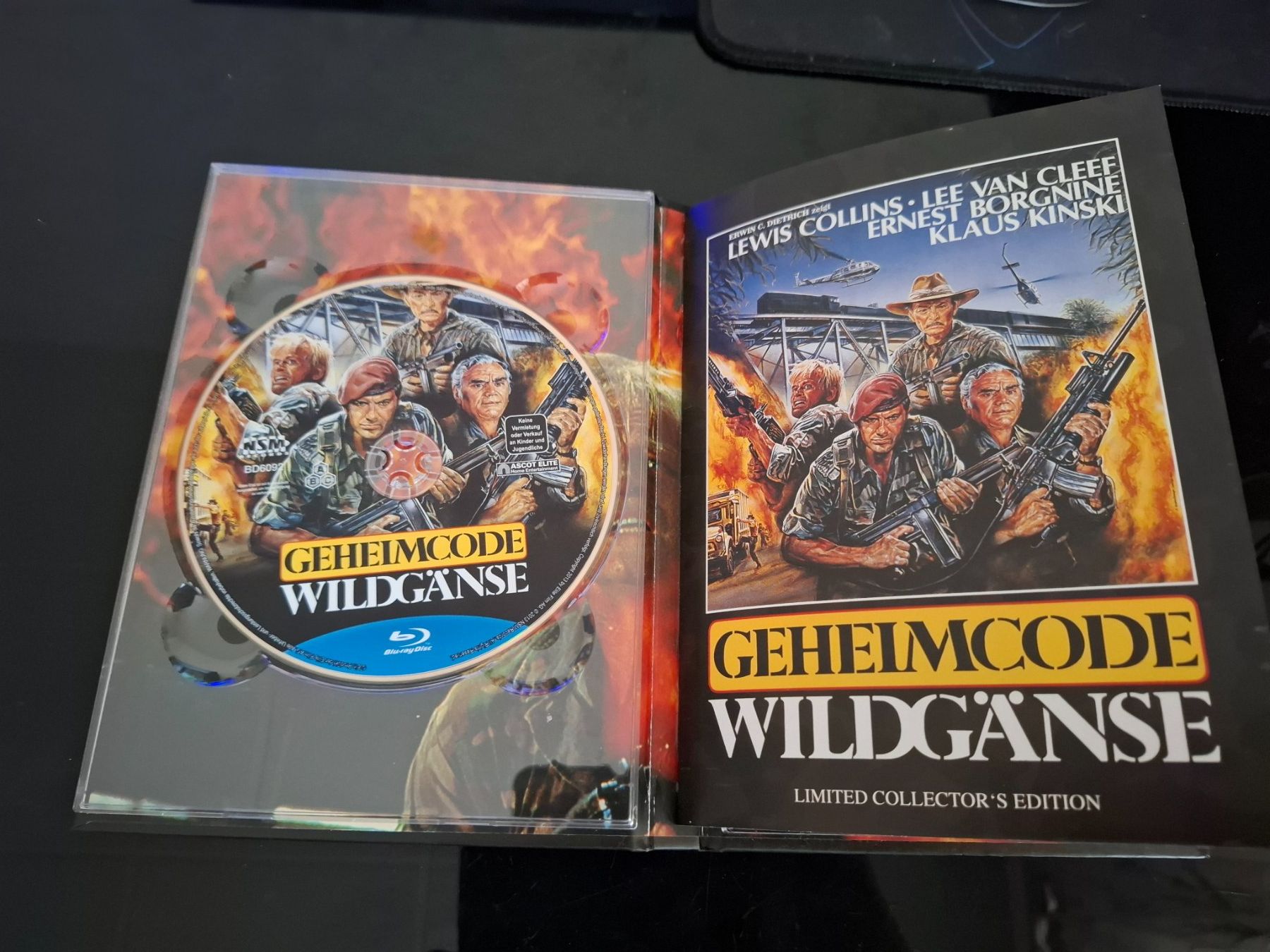 Tutti i DVDs: Geheimcode Wildgänse (Blu-Ray & DVD Mediabook) – Usato da Frauenfeld venduto da Frankenstein01 2
