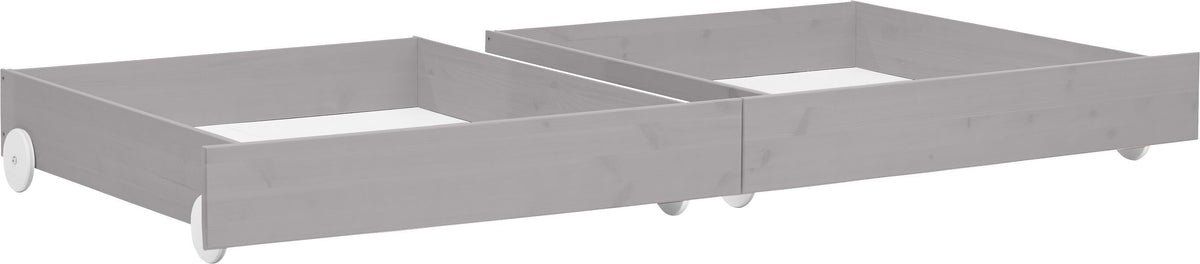 Flexa Letti: 2 Flexa Schubladen Holz grau – Usato da Menziken venduto da Atelier_Bruendler