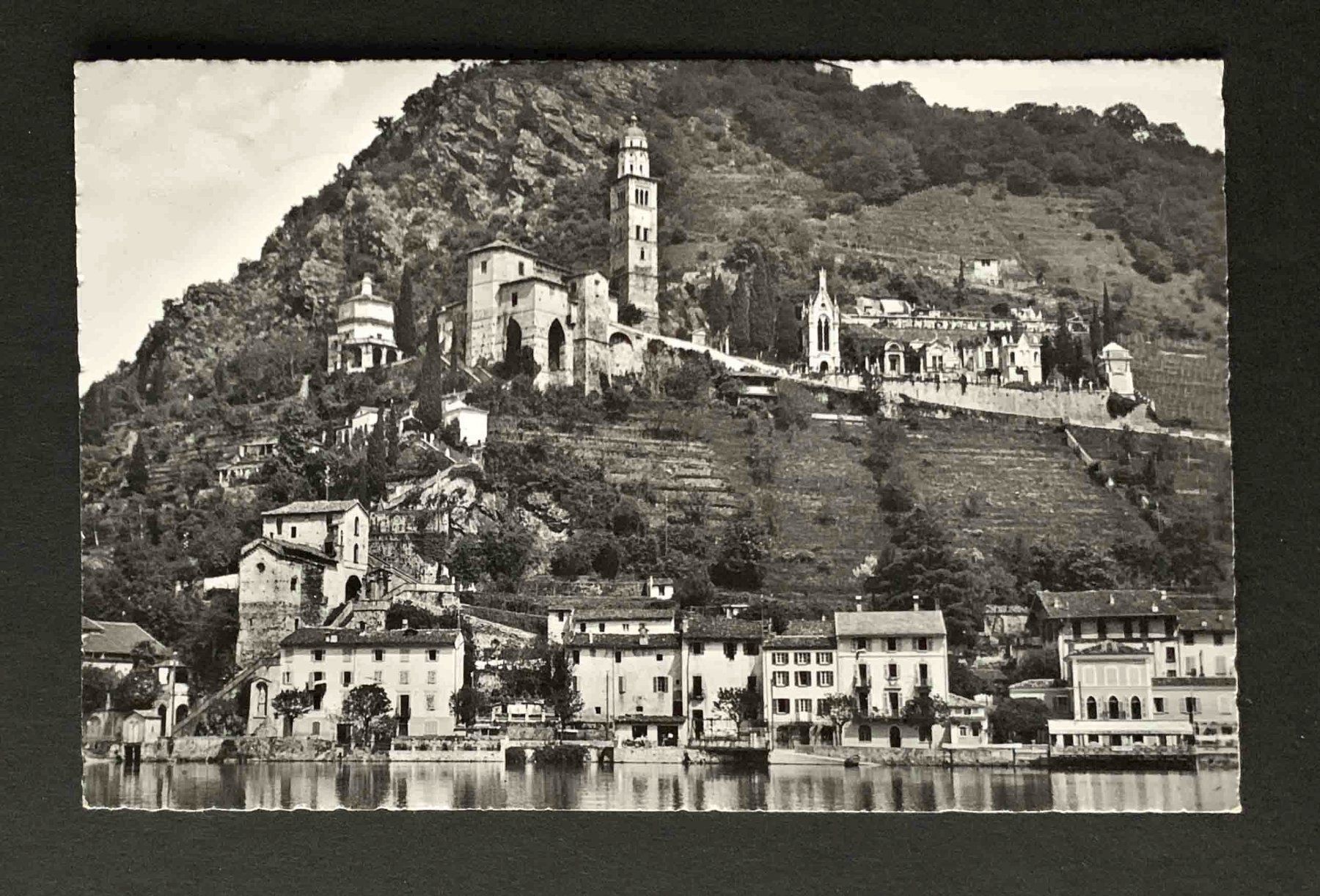 Cartoline postali: AK Morcote Lago di Lugano – Usato da Goldau venduto da artelier1