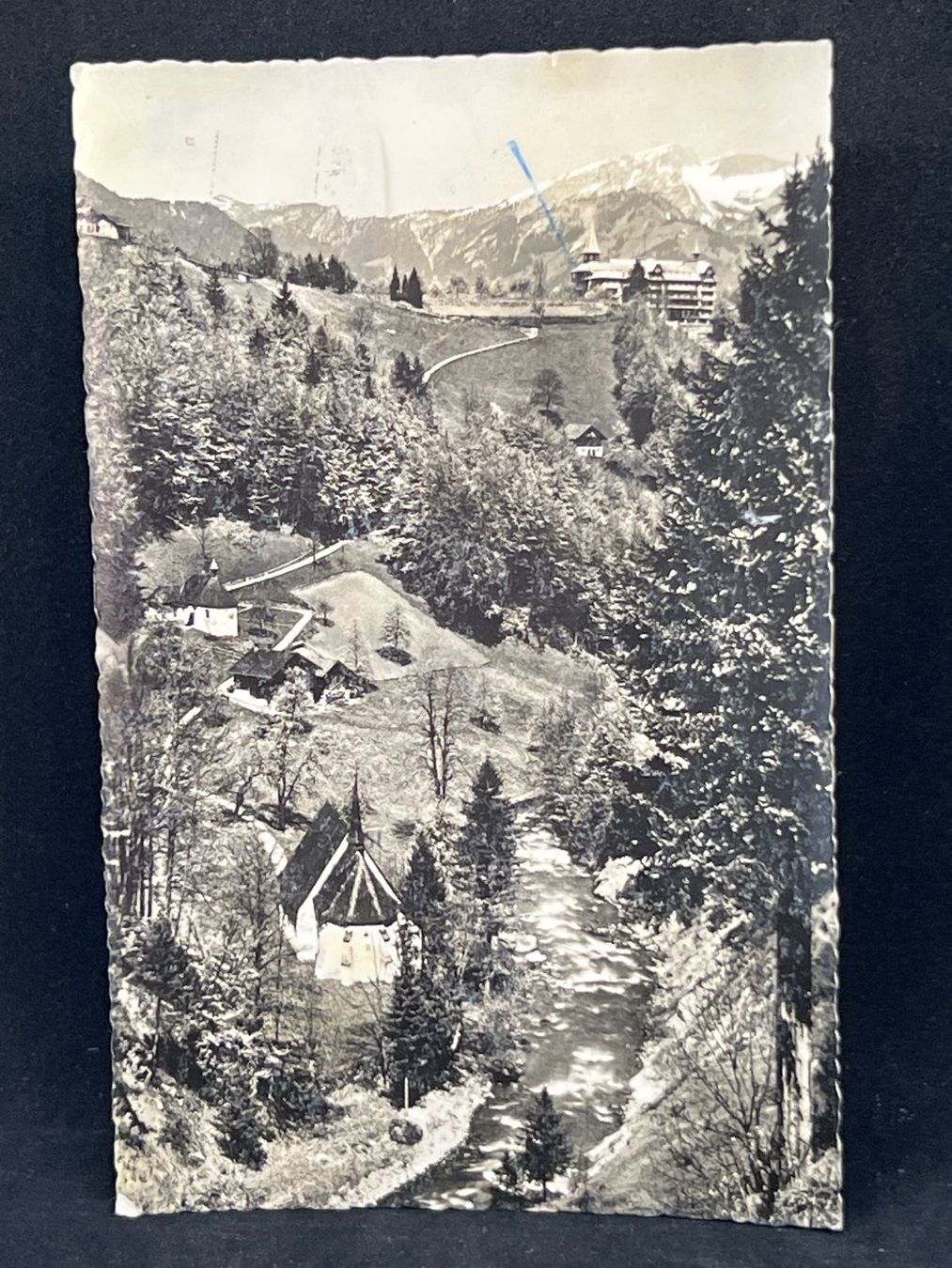 Cartoline postali: Ansichtskarte: Flüeli-Ranft mit Hotel Paxmontana – Usato da Widnau venduto da Brusi9