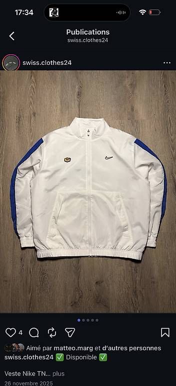 Giacche: Veste Nike TN – Usato da Cheseaux-Lausanne venduto da mad_mnv2