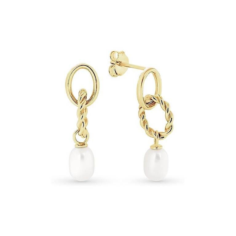 Ohrringe & -stecker: Ohrstecker Gold und Perle – Gebraucht aus Hemmental von 18kGold