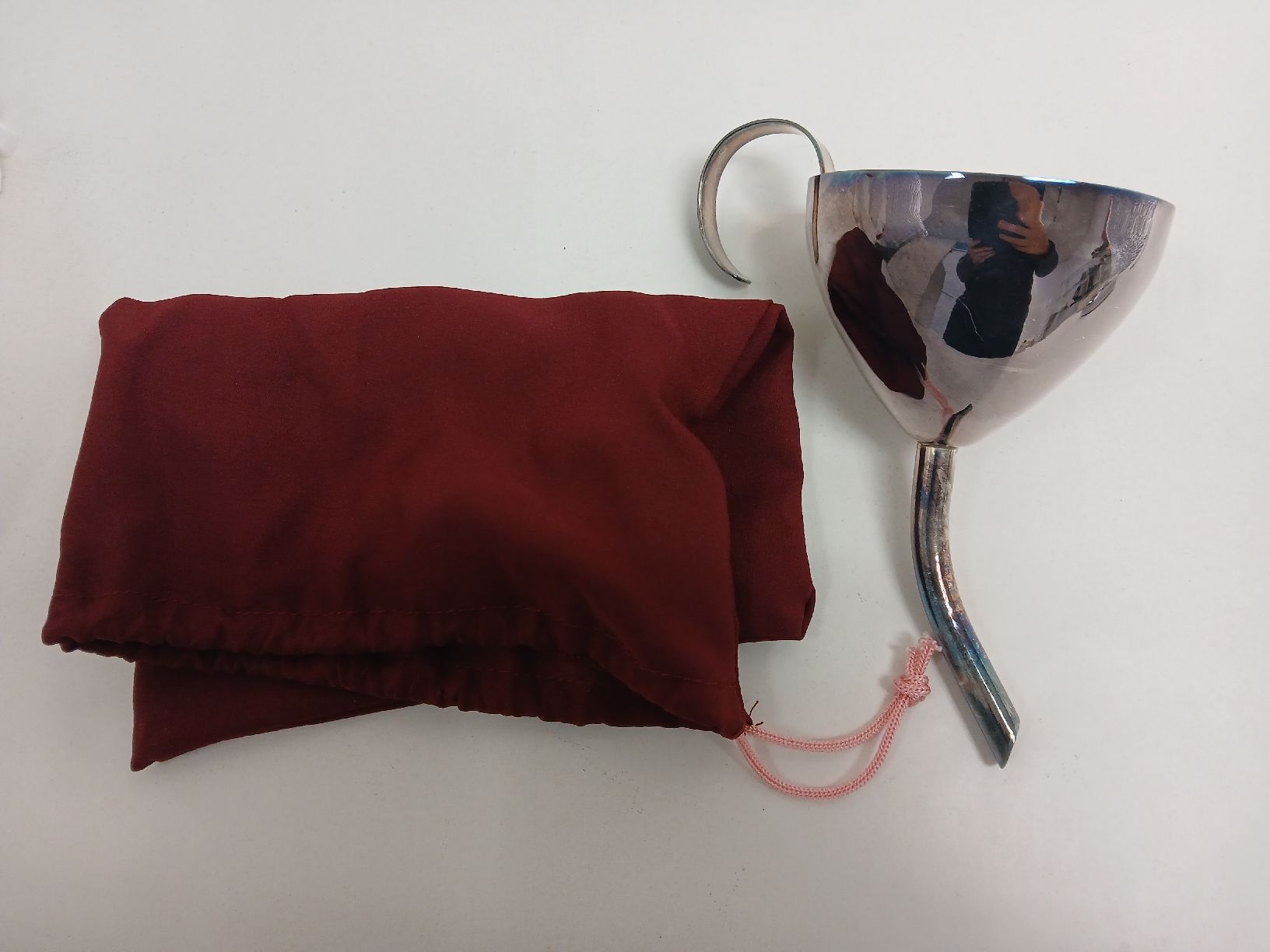 Sonstige antike Technik & Geräte: NEW! Classic Silver Plated Wine Funnel With Screen & Bag – Neu und originalverpackt aus Dübendorf von LoRi-2026 2