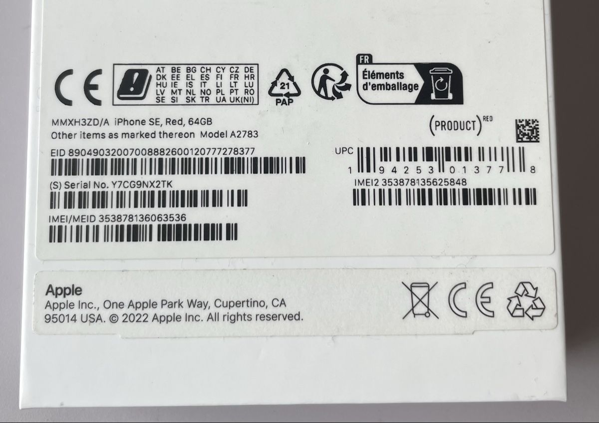 Apple Telefoni cellulari / Smartphones: iPhone SE (3. Generation) – Difettoso da Zürich venduto da Refereefair 7