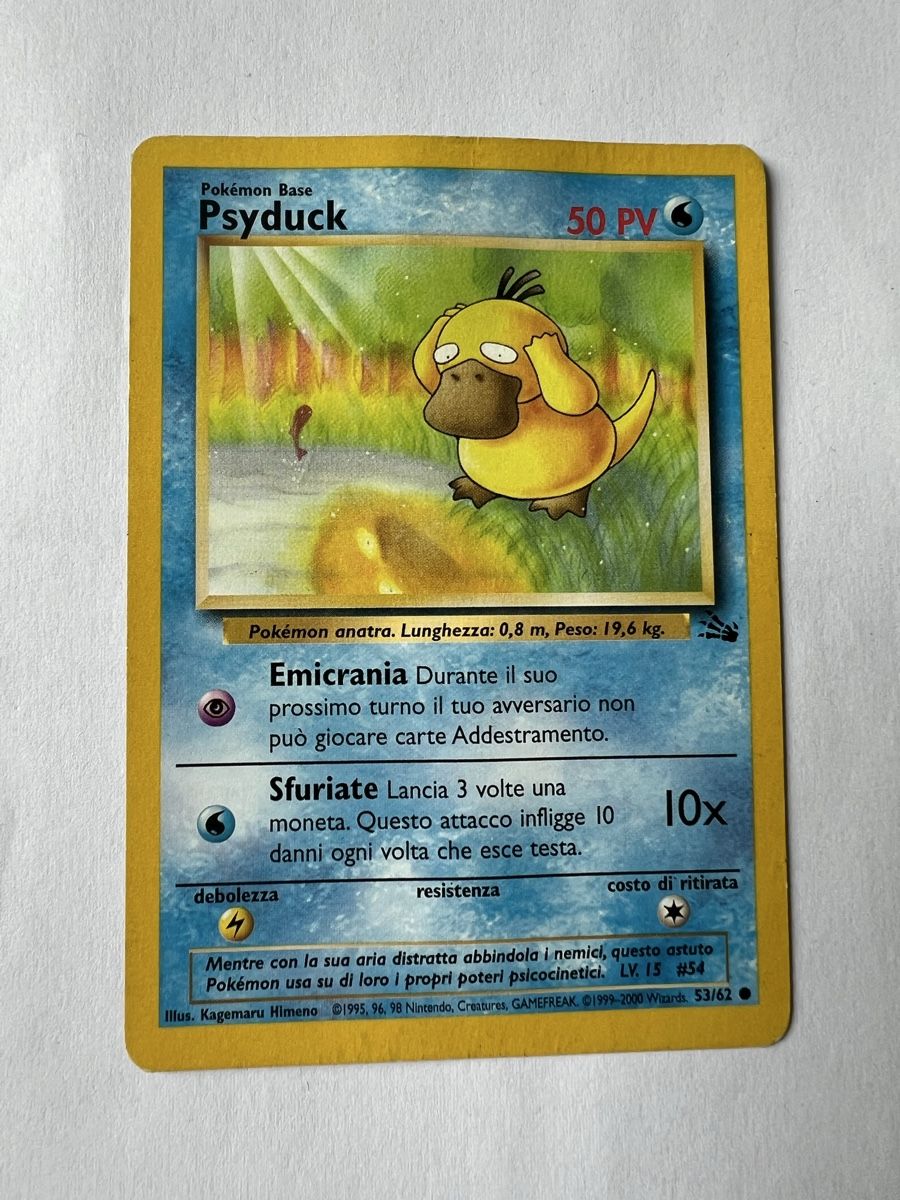 Pokémon Carte collezionabili: Pokemonkarte Psyduck – Usato da Willisau venduto da Neiro77