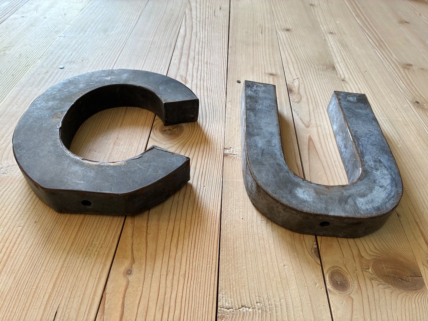 Tutte le decorazioni: Buchstaben C und U "see you" – Usato da Steffisburg venduto da Reitschel5 1