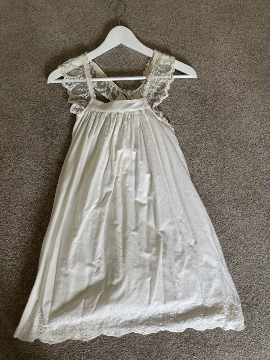 Vertbaudet Vestiti & Gonne: Weisses Mädchenkleid Gr. 140, Verbaudet – Usato da Bern venduto da sunny_y