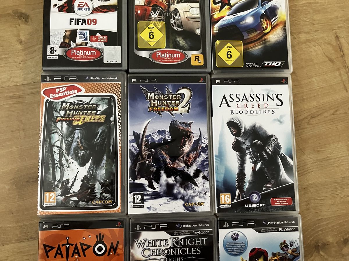 Sony Jeux: PSP Spiele Sammlung – D'occasion à Biembach par Aurora._ 2