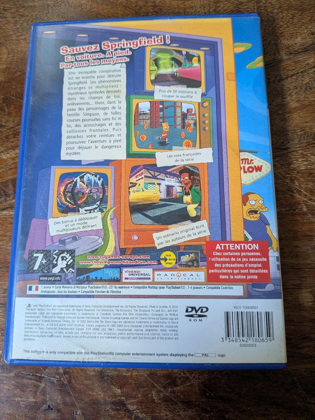 Sony Giochi: Simpson hit and run ps2 FR – Usato da Lausanne venduto da llo_89y6 1