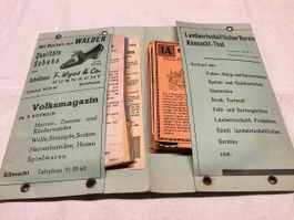 Küsnacht rationierungskarten 50 pièces 1939 A 1947