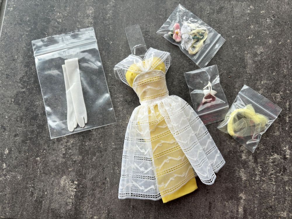 Vintage Barbie Fashion#987 Orange Blossom 1961 Complete (Gebraucht) in Bassecourt für CHF 93