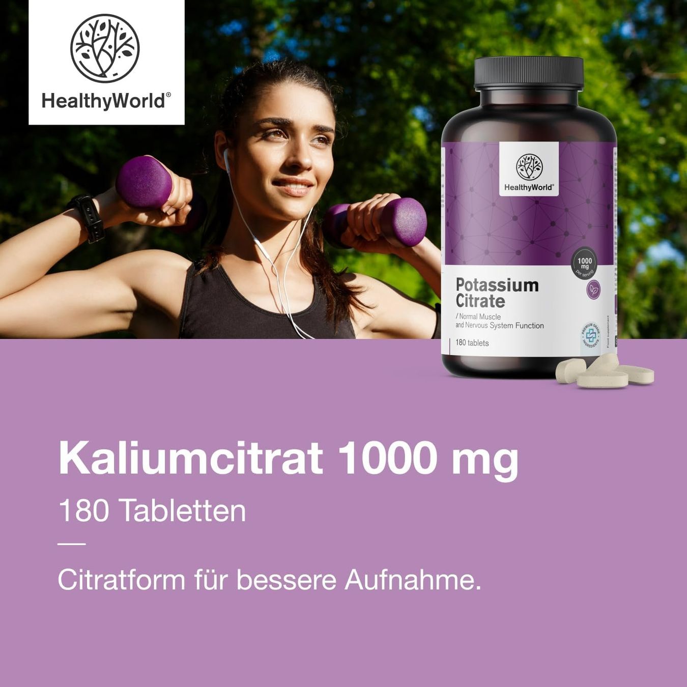 Cibi & Specialità: Kaliumcitrat 180 Tabletten 1000mg – Nuovo e nell'imballaggio originale da Suhr venduto da SchnapperCH 3