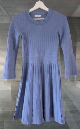Strickkleid Sandro blau Grösse S