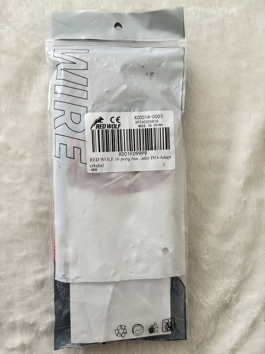 Lecteurs & Adaptateurs: RED WOLF Adapter Kabel 16 polig ISO neu – Neuf avec emballage d'origine à Künten par Jutuma 1