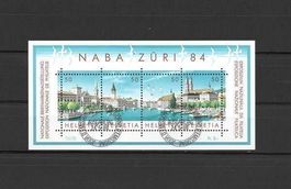 W64 Gedenkblock NABA Zürich ET Bern 24.5.1984
