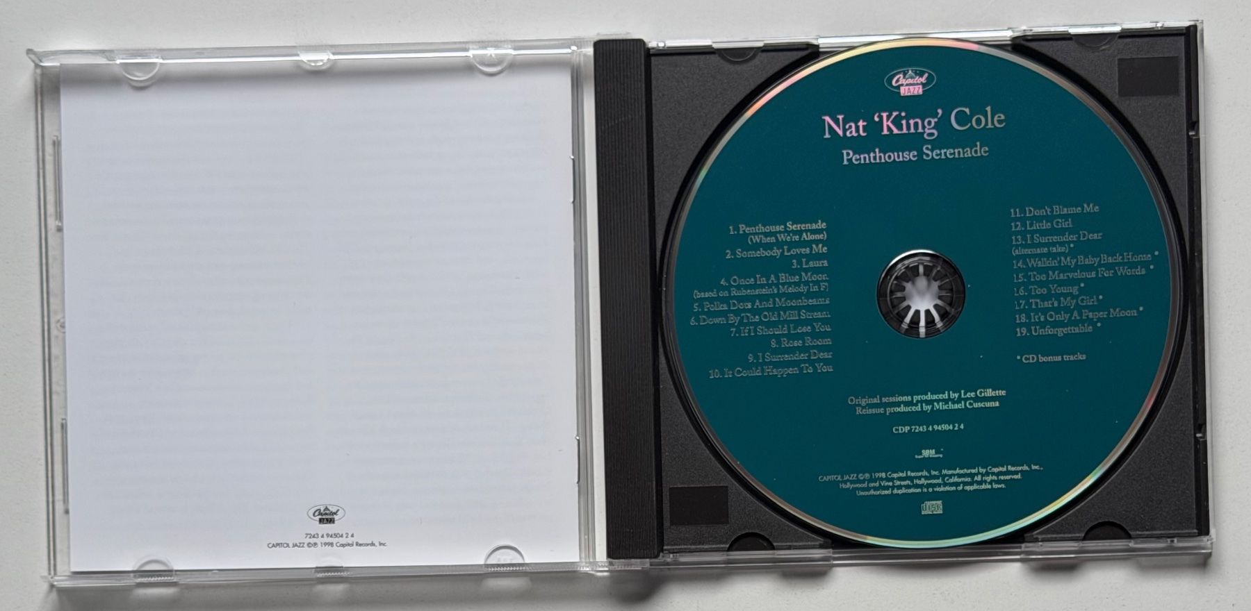 CD: Nat King Cole / Penthouse Serenade – Usato da Näfels venduto da rottabi 2