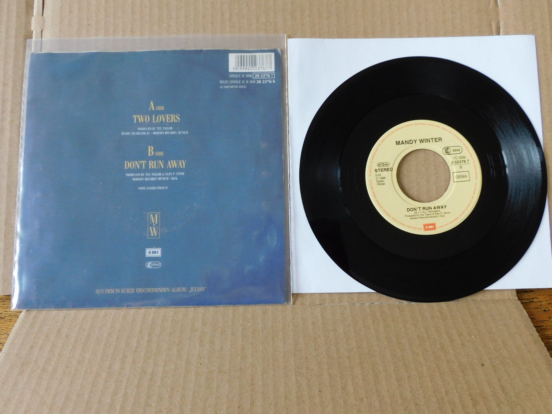 Schallplatten: Mandy Winter – Two Lovers – Gebraucht aus Emmenbrücke von lamorak 1
