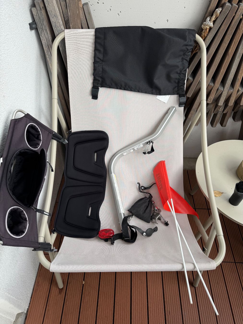Thule Rimorchi: Thule Chariot CAB 2 olive/green – Usato da Adliswil venduto da M.Lau 6