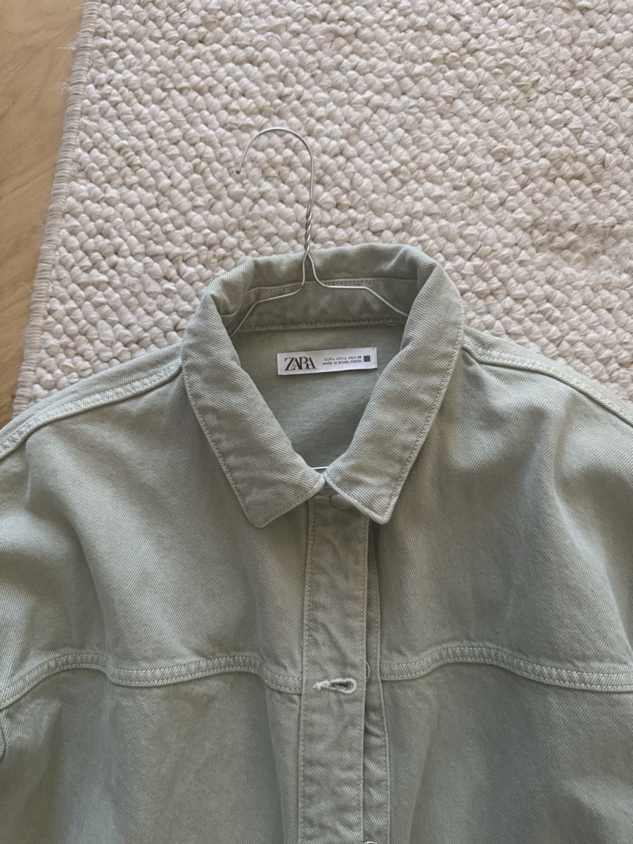 Zara Jacken: Jeansjacke hellgrün – Gebraucht aus Zürich von kat_ww7d 1