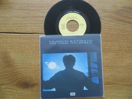 Franco Battiato - No Time No Space 7" Single Top Zustand!