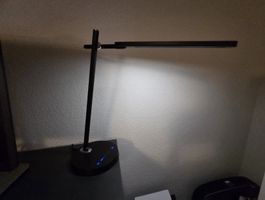 Schreibtischlampe LED schwarz dimmbar Touch-Bedienung neuw.