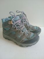 Merrell Moab 3 Mid WP Leder/Textil Blue Waldschule Gr. 32