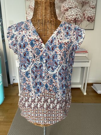 Bluse Paisley Muster, University Club, S