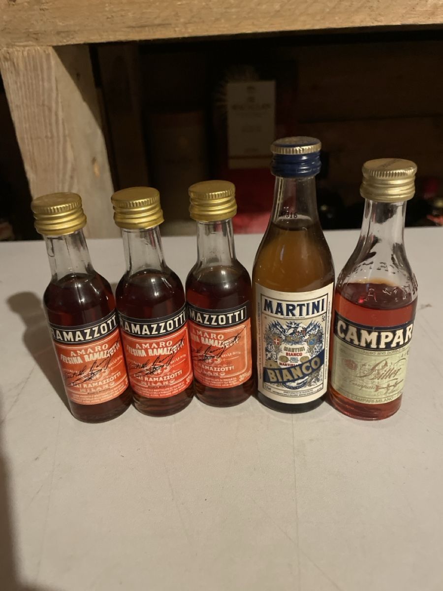 miniatur-flaschen-sammlung-campari-martini-ramazzotti-gebraucht-in