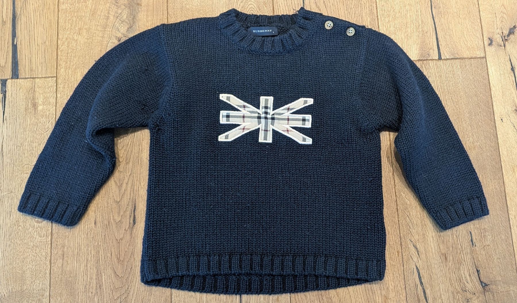Burberry Maglioni & Felpe: Burberry Kinder Pullover Wolle dunkelblau Grösse 3 – Usato da Küssnacht am Rigi venduto da millenium81