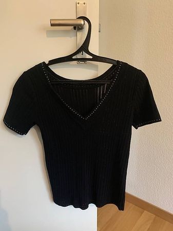 Ikks Women Schwarzes T-Shirt Grösse S