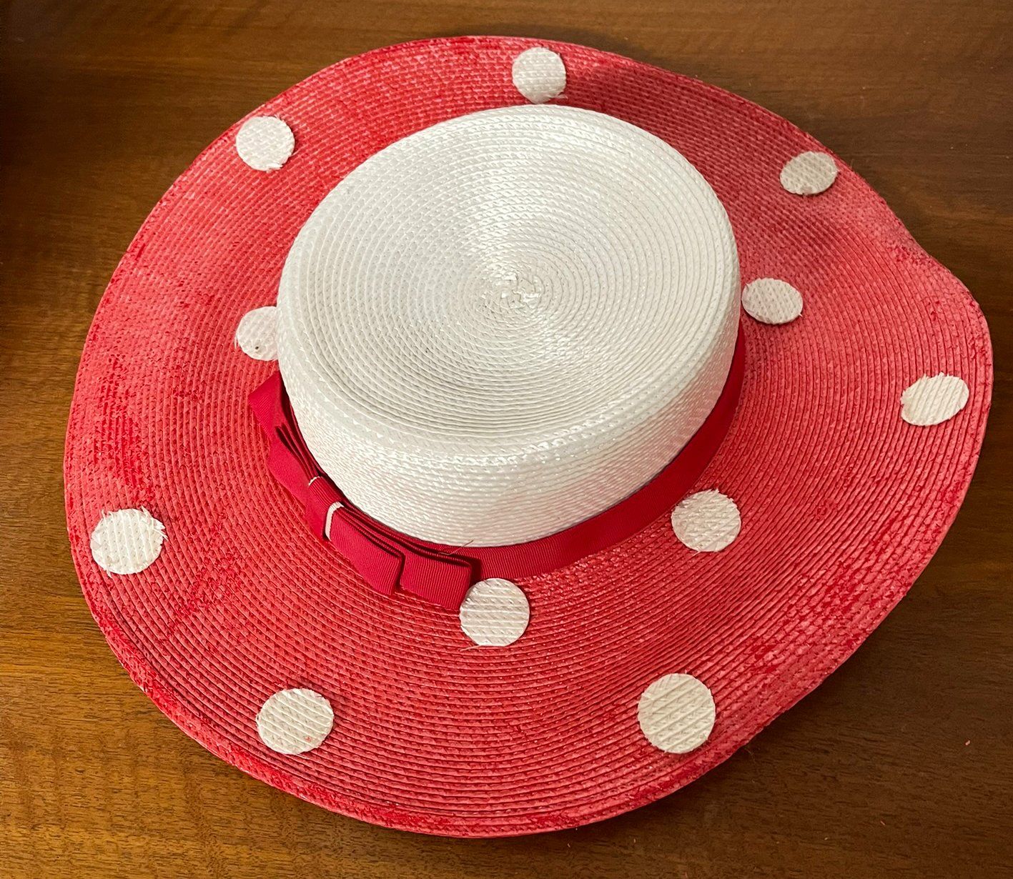 Copricapi, berretti & cappellini: Mid Century Damenhut / Sommerhut von "david m" – Usato da Frenkendorf venduto da Yard-Sale-2000 3