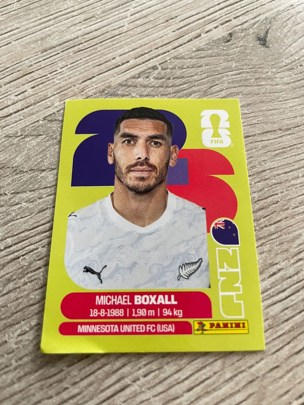 Panini Carte collezionabili: Panini Sticker - Michael Boxall – Usato da Neftenbach venduto da Justine76