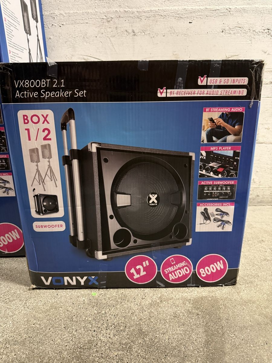 Jouets: Vonyx VX800BT 2.1 Active Speaker Set 800W  – D'occasion à Moosseedorf par mar_b2vx 1