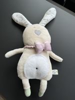 Süsser Hase mit Fliege, Kuscheltier, NEU