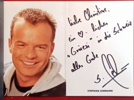 Stephan Lehmann Autogramm signiert Foto 10x15cm